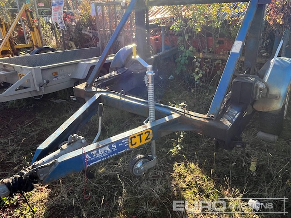 Atlas Single axle Cable Drum Trailer - Remolque porta maquinaria: foto 1 Atlas Single axle Cable Drum Trailer - Remolque porta maquinaria: foto 1