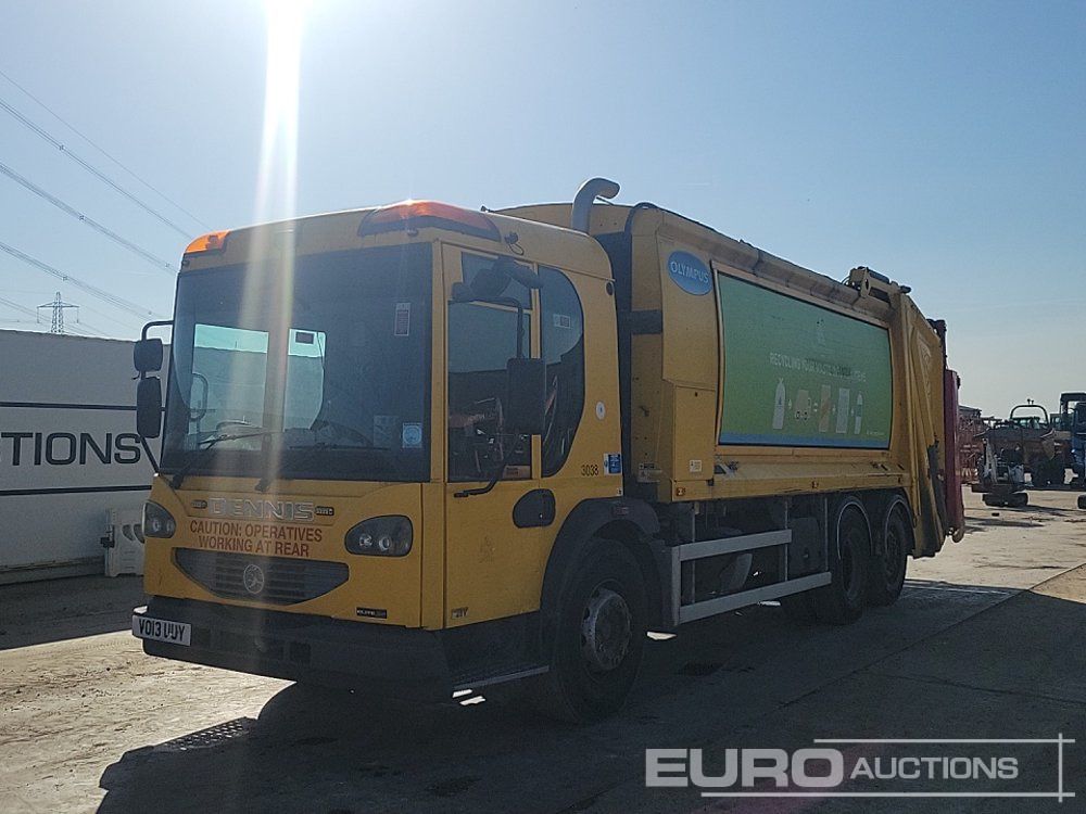 Dennis 6x2 Refuse Lorry, A/C Automatic Gearbox - Camión de basura: foto 1 Dennis 6x2 Refuse Lorry, A/C Automatic Gearbox - Camión de basura: foto 1
