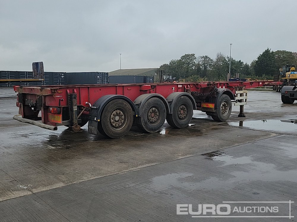 Dennison 4 Axle 2x20`Twist & Lock Multi-Functional Skeleton Trailer - Semirremolque plataforma/ Caja abierta: foto 5 Dennison 4 Axle 2x20`Twist & Lock Multi-Functional Skeleton Trailer - Semirremolque plataforma/ Caja abierta: foto 5