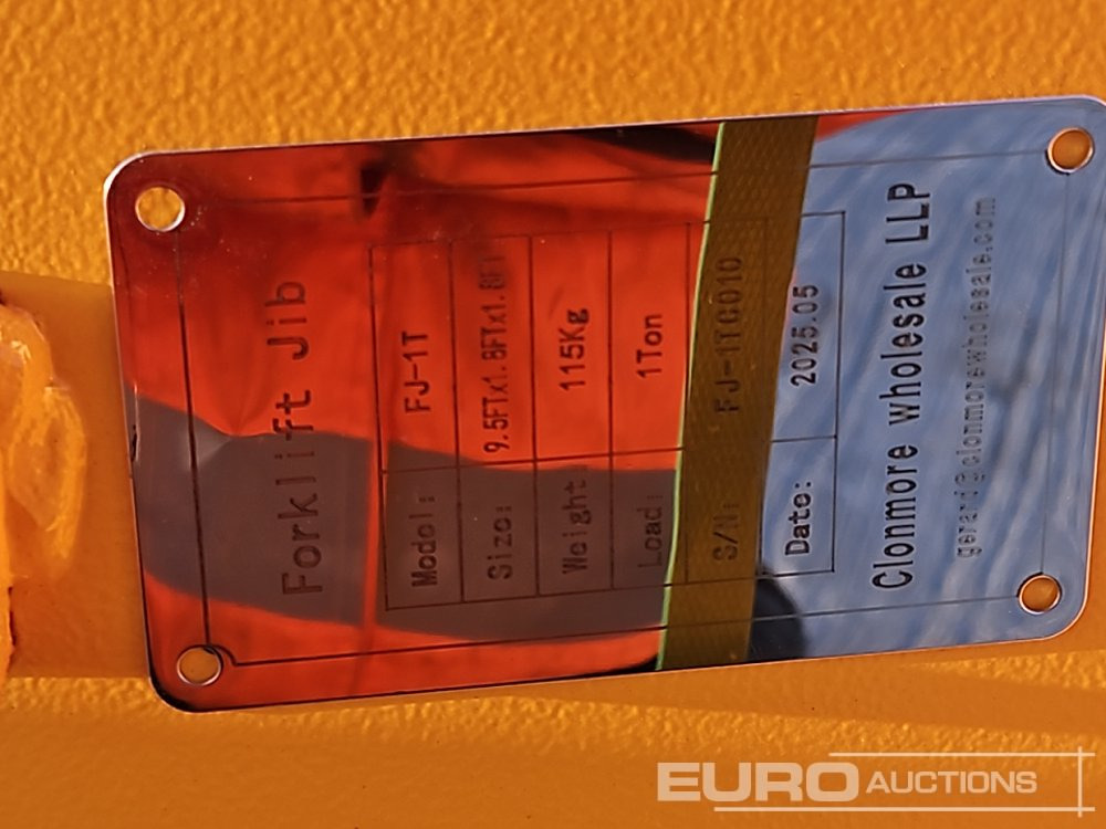 Equipo de manutención Unused 2025 1 Ton Multi Position Forklift Jib: foto 11 Equipo de manutención Unused 2025 1 Ton Multi Position Forklift Jib: foto 11