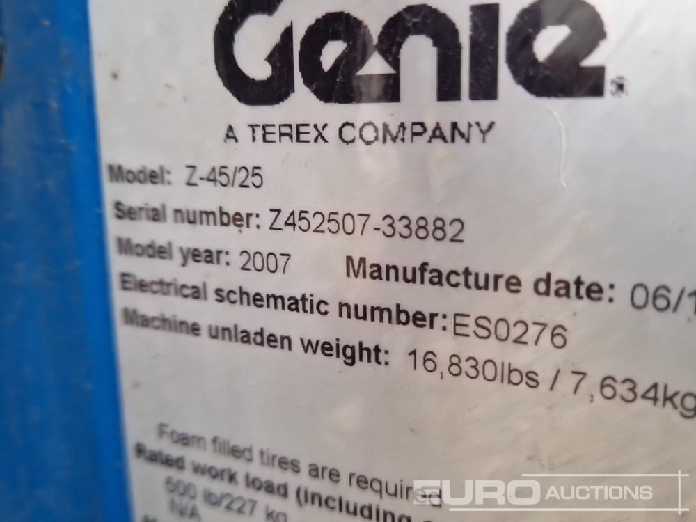 Plataforma elevadora Genie Z45/25: foto 43