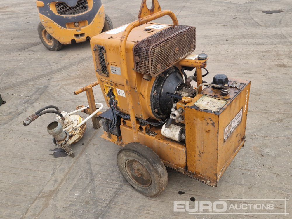 Hydrainer Pumps Single Axle Hydraulic Power Pack, Hatz Engine - Construcción de carreteras: foto 3 Hydrainer Pumps Single Axle Hydraulic Power Pack, Hatz Engine - Construcción de carreteras: foto 3