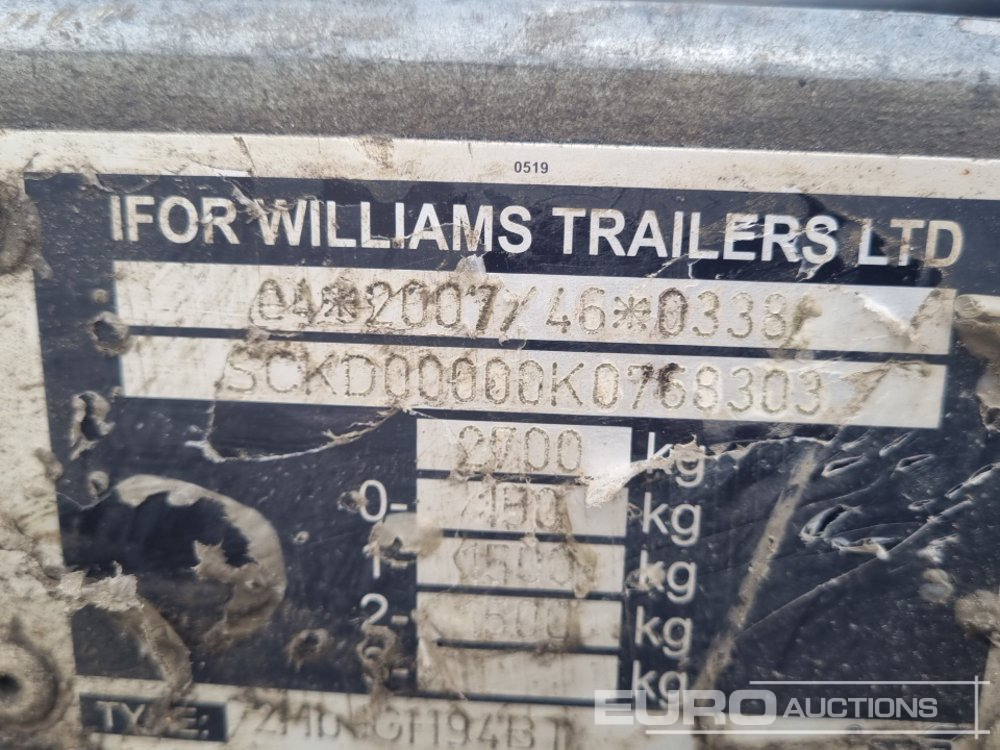 Remolque porta maquinaria Ifor Williams GH94BT: foto 24