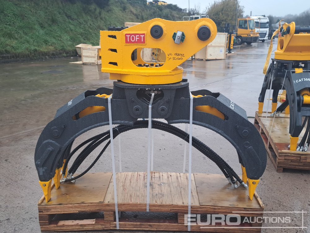 Unused 2025 Toft TOFT04G Hydraulic Rotating Grapple 45mm Pin to suit 4-6 Ton Excavator - Implemento para Excavadora: foto 5 Unused 2025 Toft TOFT04G Hydraulic Rotating Grapple 45mm Pin to suit 4-6 Ton Excavator - Implemento para Excavadora: foto 5