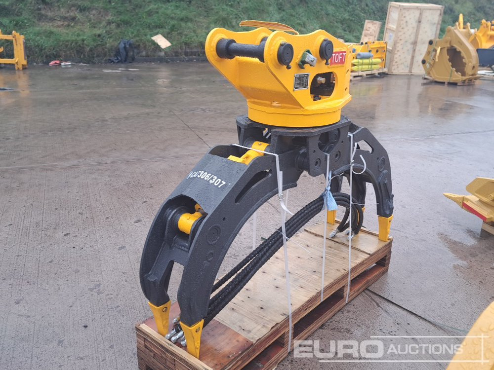Unused 2025 Toft TOFT04G Hydraulic Rotating Grapple 45mm Pin to suit 4-6 Ton Excavator - Implemento para Excavadora: foto 5 Unused 2025 Toft TOFT04G Hydraulic Rotating Grapple 45mm Pin to suit 4-6 Ton Excavator - Implemento para Excavadora: foto 5