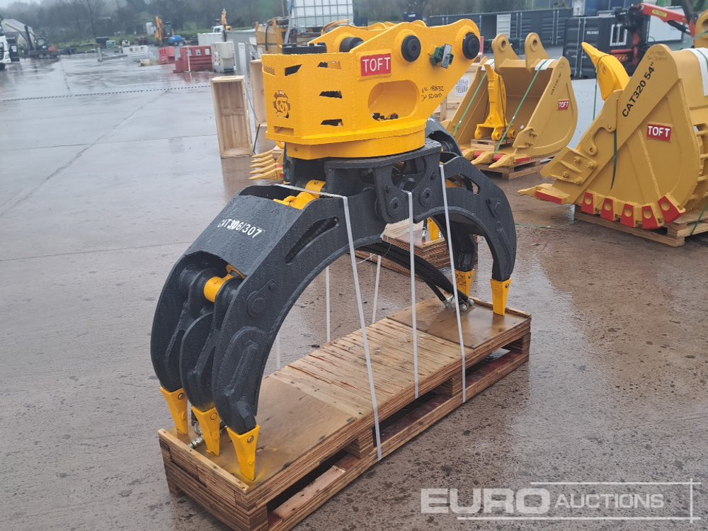 Unused 2025 Toft TOFT04G Hydraulic Rotating Grapple 45mm Pin to suit 4-6 Ton Excavator - Implemento para Excavadora: foto 4 Unused 2025 Toft TOFT04G Hydraulic Rotating Grapple 45mm Pin to suit 4-6 Ton Excavator - Implemento para Excavadora: foto 4