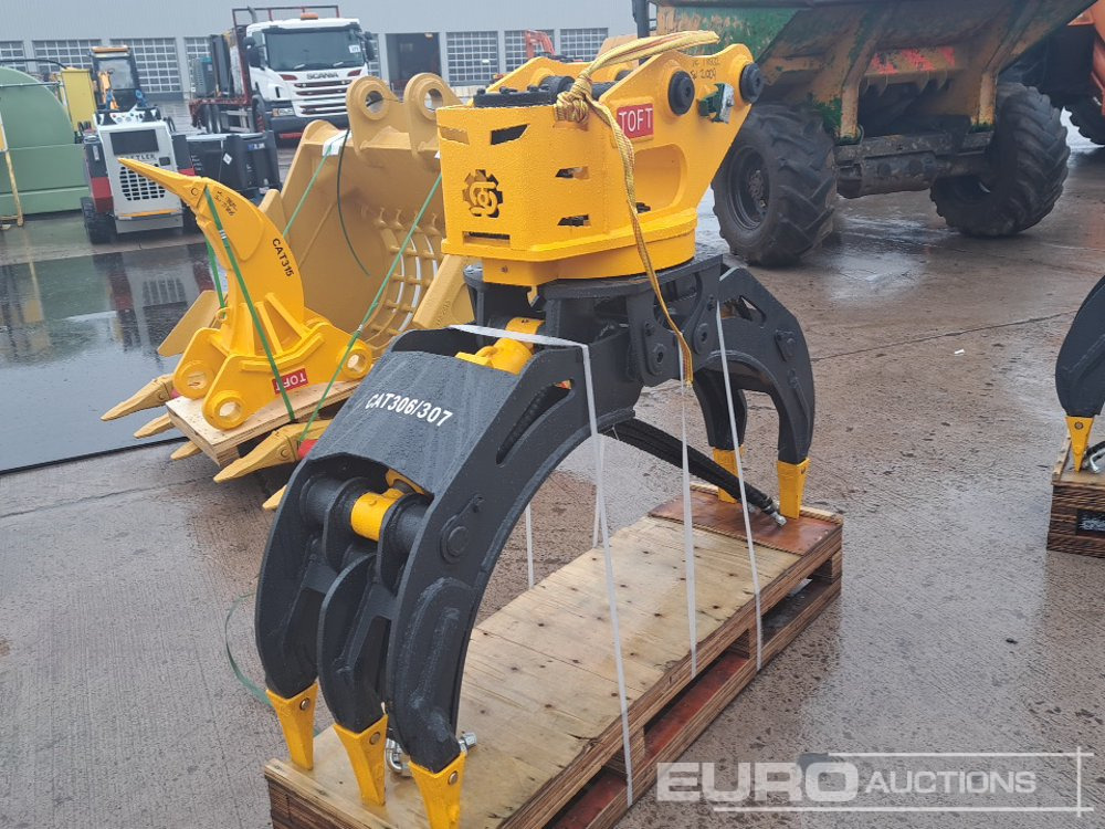 Unused 2025 Toft TOFT04G Hydraulic Rotating Grapple 45mm Pin to suit 4-6 Ton Excavator - Implemento para Excavadora: foto 2 Unused 2025 Toft TOFT04G Hydraulic Rotating Grapple 45mm Pin to suit 4-6 Ton Excavator - Implemento para Excavadora: foto 2