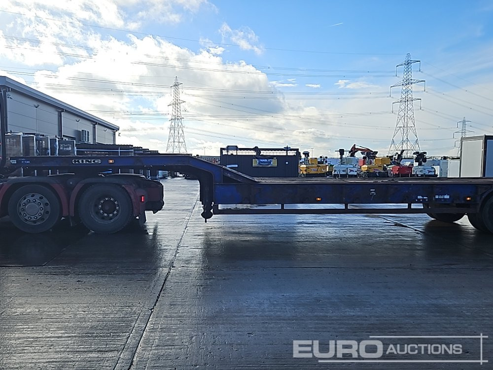 King 4 Axle Step Frame Low Loader Trailer, Neck Ramps, Out Riggers, Rear Steering, Hydraulic Fliptoe Ramps - Góndola rebajadas semirremolque: foto 2 King 4 Axle Step Frame Low Loader Trailer, Neck Ramps, Out Riggers, Rear Steering, Hydraulic Fliptoe Ramps - Góndola rebajadas semirremolque: foto 2