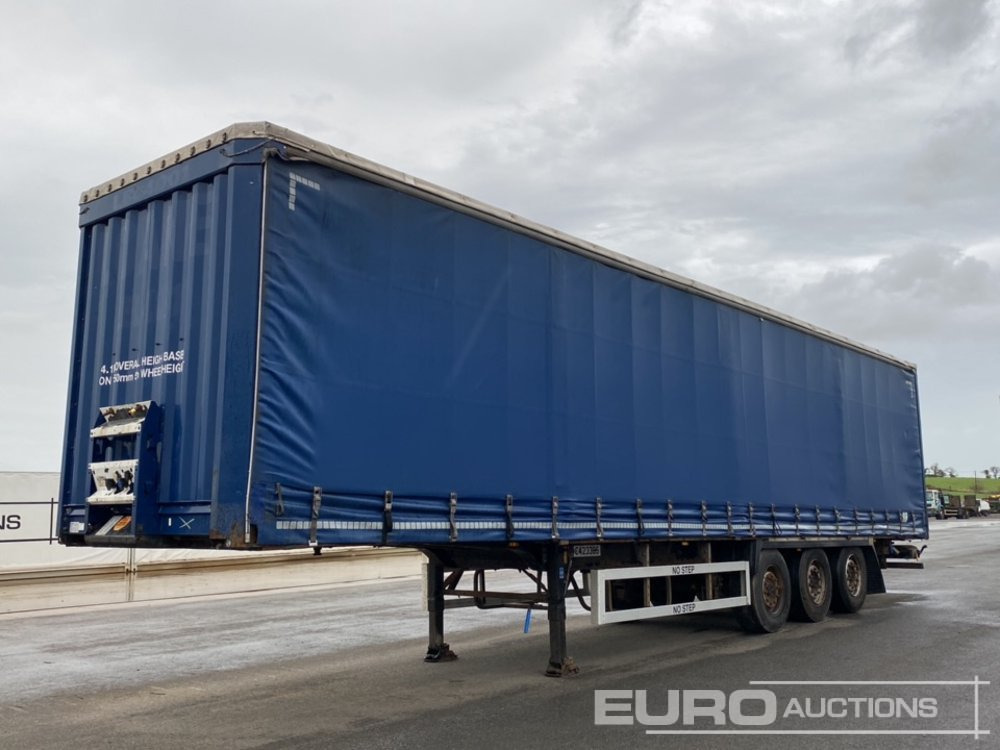 Krone SD 45' Tri Axle Curtainsider Trailer, BPW Axles - Semirremolque lona: foto 1 Krone SD 45' Tri Axle Curtainsider Trailer, BPW Axles - Semirremolque lona: foto 1