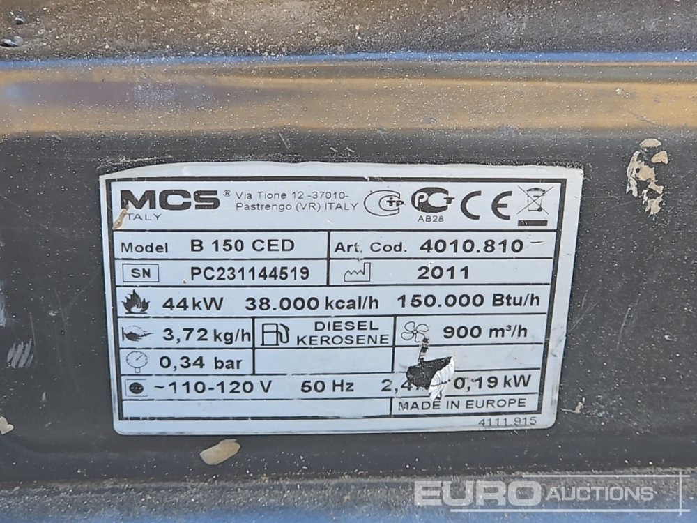 Equipo de construcción Master B150 CED: foto 14