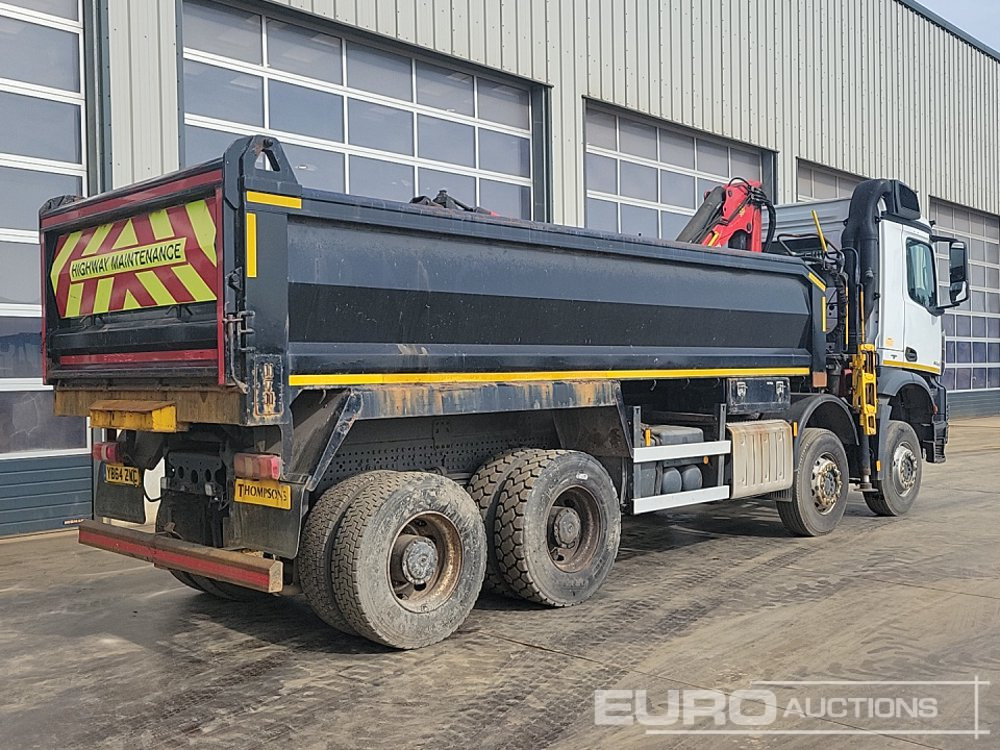 Mercedes Arocs 3240 - Volquete camión, Camión grúa: foto 5 Mercedes Arocs 3240 - Volquete camión, Camión grúa: foto 5