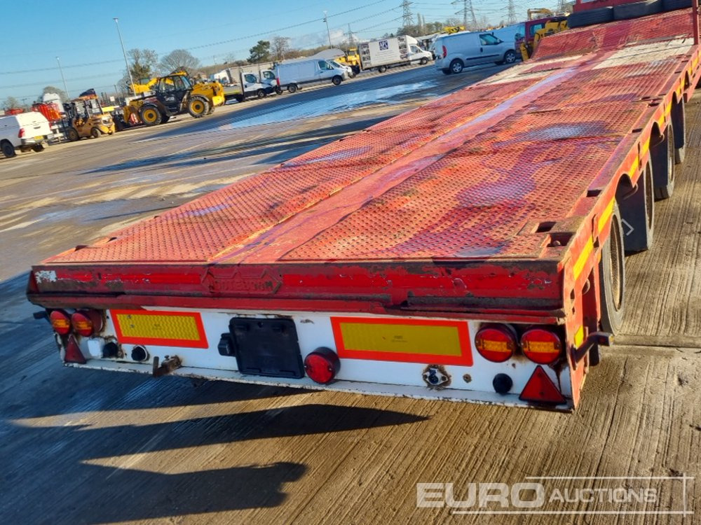 Camión caja abierta Nooteboom 4 Axle Extendable Low Loader Trailer, Twin Axle Rear Steer, Out Riggers: foto 17 Camión caja abierta Nooteboom 4 Axle Extendable Low Loader Trailer, Twin Axle Rear Steer, Out Riggers: foto 17
