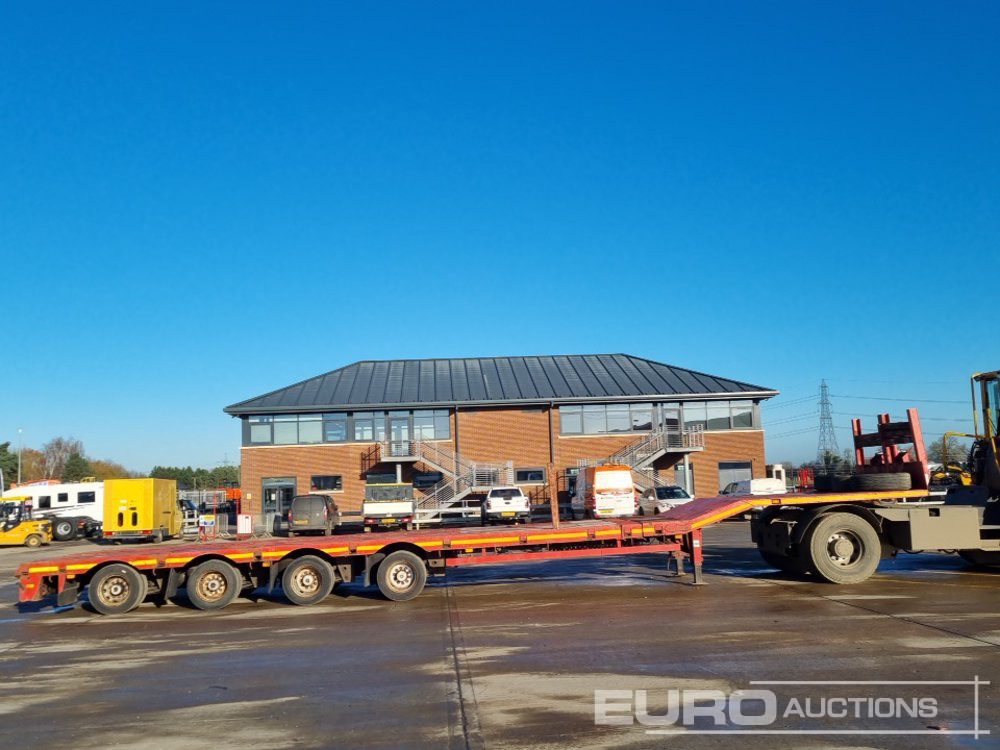 Camión caja abierta Nooteboom 4 Axle Extendable Low Loader Trailer, Twin Axle Rear Steer, Out Riggers: foto 6 Camión caja abierta Nooteboom 4 Axle Extendable Low Loader Trailer, Twin Axle Rear Steer, Out Riggers: foto 6