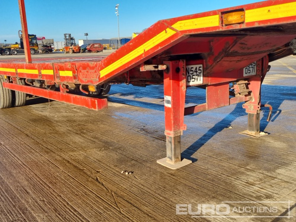Camión caja abierta Nooteboom 4 Axle Extendable Low Loader Trailer, Twin Axle Rear Steer, Out Riggers: foto 22 Camión caja abierta Nooteboom 4 Axle Extendable Low Loader Trailer, Twin Axle Rear Steer, Out Riggers: foto 22