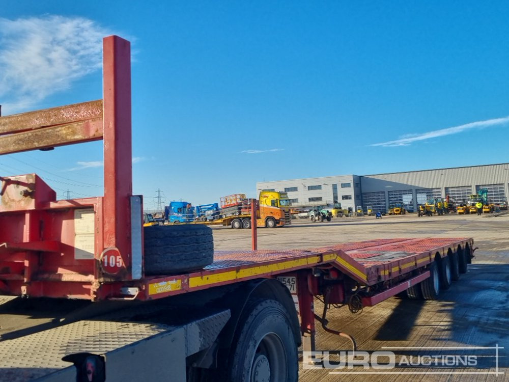 Camión caja abierta Nooteboom 4 Axle Extendable Low Loader Trailer, Twin Axle Rear Steer, Out Riggers: foto 33 Camión caja abierta Nooteboom 4 Axle Extendable Low Loader Trailer, Twin Axle Rear Steer, Out Riggers: foto 33
