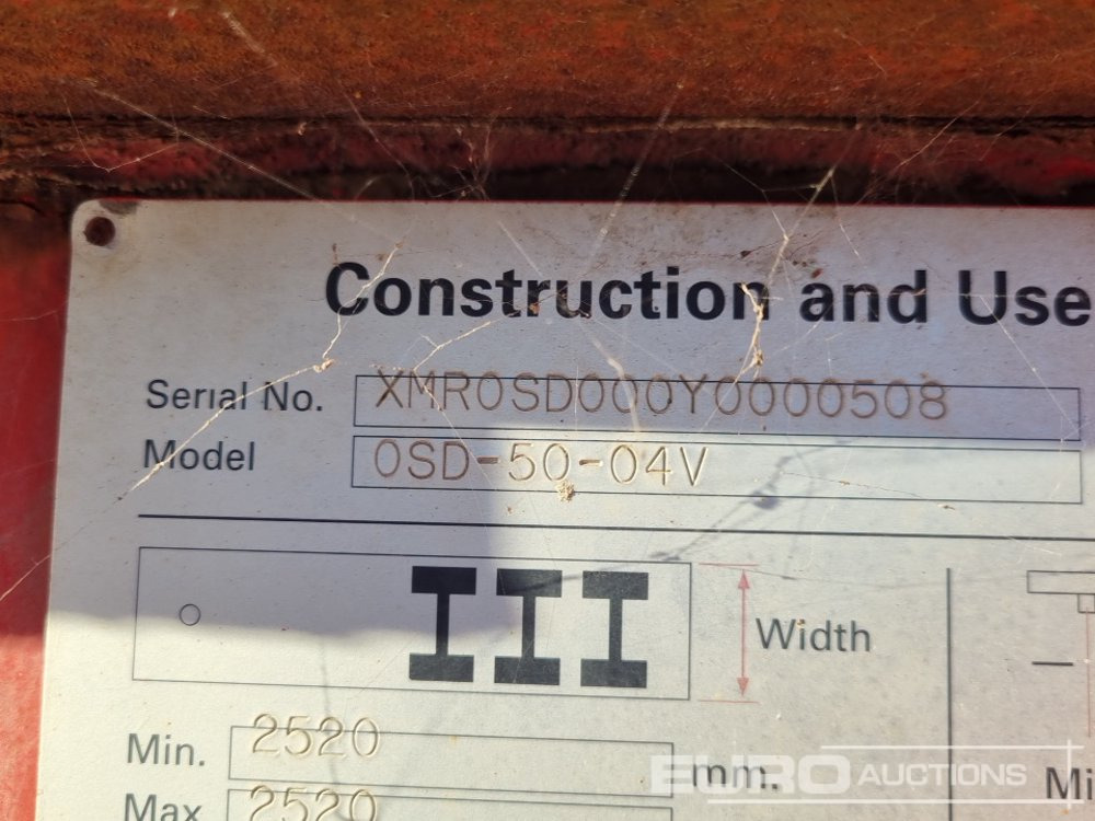 Camión caja abierta Nooteboom 4 Axle Extendable Low Loader Trailer, Twin Axle Rear Steer, Out Riggers: foto 39 Camión caja abierta Nooteboom 4 Axle Extendable Low Loader Trailer, Twin Axle Rear Steer, Out Riggers: foto 39