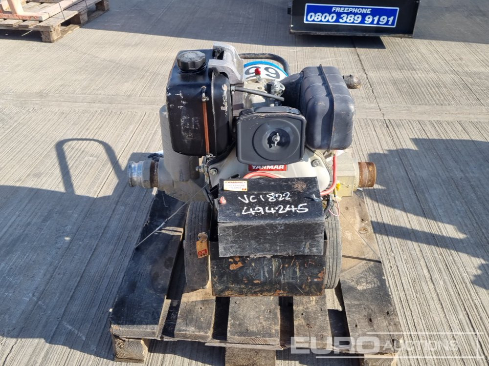 Bomba de agua Portable 3" Water Pump, Yanmar Engine: foto 8