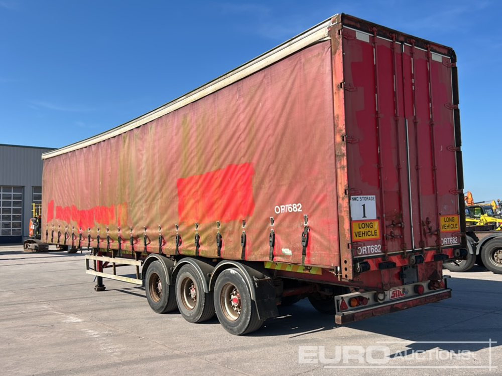 SDC 45' Tri Axle Curtainsider Trailer - Semirremolque lona: foto 3 SDC 45' Tri Axle Curtainsider Trailer - Semirremolque lona: foto 3