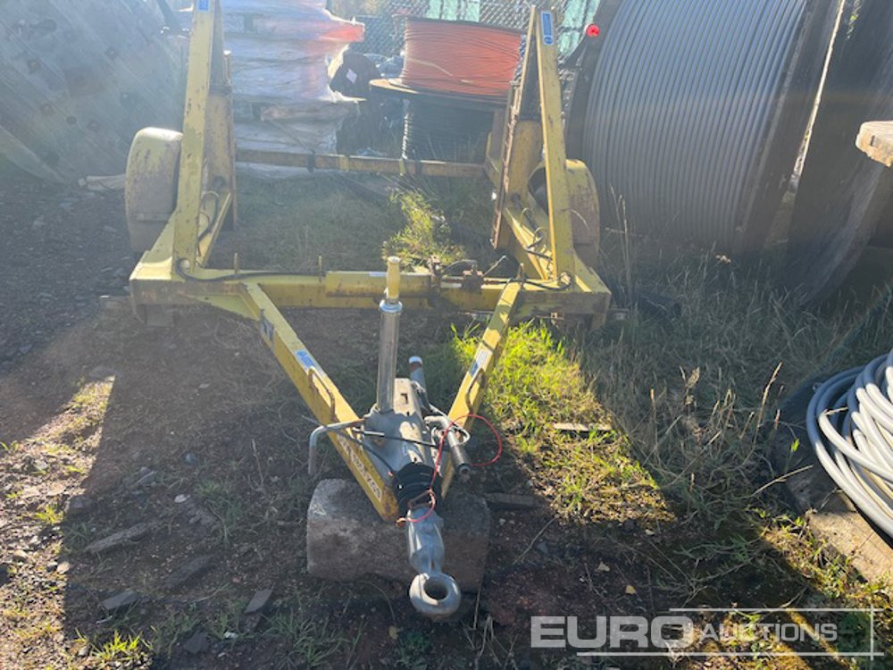 Seb International "CD40" Single Axle Cable Drum Trailer - Remolque porta maquinaria: foto 2 Seb International "CD40" Single Axle Cable Drum Trailer - Remolque porta maquinaria: foto 2