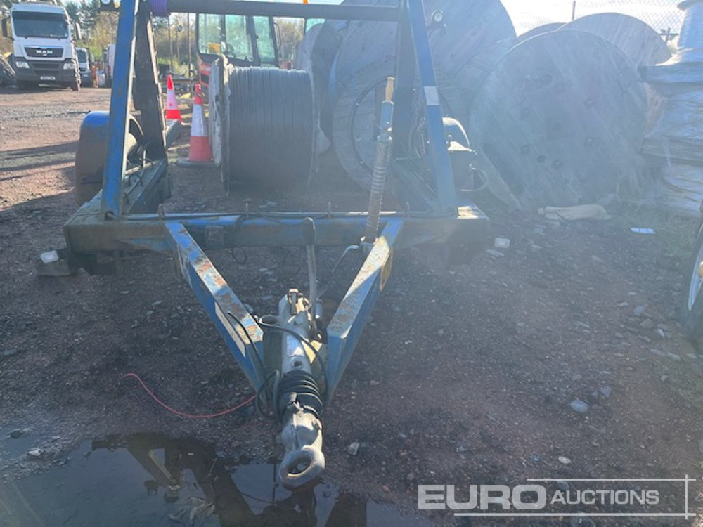 Seb International "CD70" Single axle Cable Drum Trailer - Remolque porta maquinaria: foto 3 Seb International "CD70" Single axle Cable Drum Trailer - Remolque porta maquinaria: foto 3