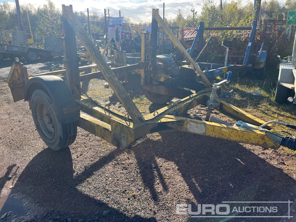 Single axle Cable Drum Trailer - Remolque porta maquinaria: foto 1 Single axle Cable Drum Trailer - Remolque porta maquinaria: foto 1
