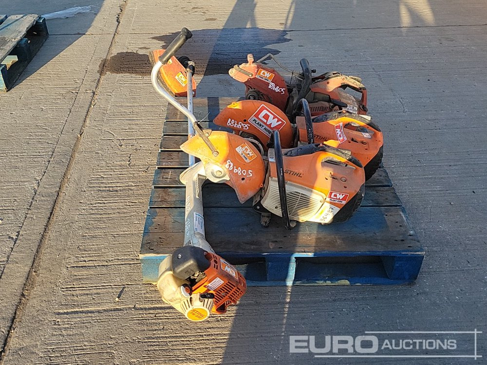Stihl FS310 Petrol Strimmer, Stihl TS410 Petrol Quick Cut Saw (2 of), Hilti DSH600-X Petrol Quick Cut Saw - Equipo de construcción: foto 2 Stihl FS310 Petrol Strimmer, Stihl TS410 Petrol Quick Cut Saw (2 of), Hilti DSH600-X Petrol Quick Cut Saw - Equipo de construcción: foto 2