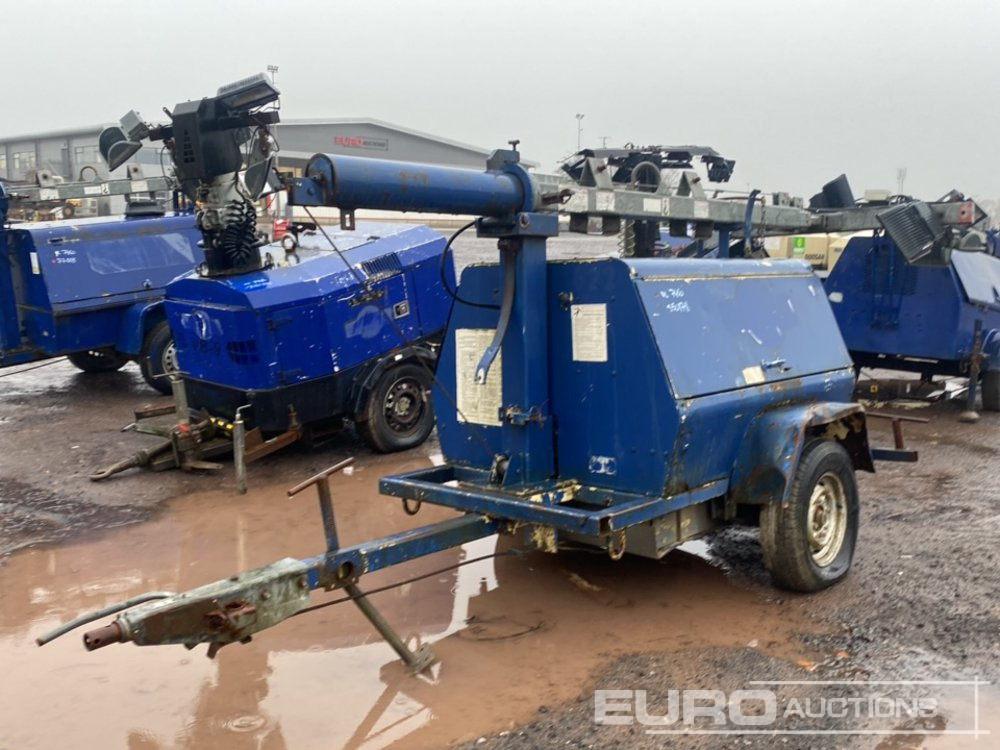 Terex Amida Single Axle LED Lighting Tower, Kubota Engine - Torre de iluminación: foto 1 Terex Amida Single Axle LED Lighting Tower, Kubota Engine - Torre de iluminación: foto 1