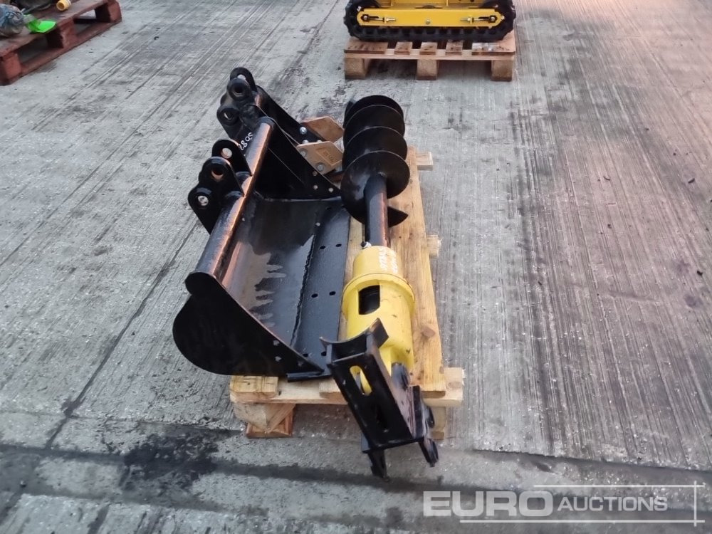 Unused 2025 32" Ditching, 8" Digging Bucket, Hydraulic 200mm Auger Flight & Drive 25mm Pin to suit Mini Excavator - Cazo: foto 4 Unused 2025 32" Ditching, 8" Digging Bucket, Hydraulic 200mm Auger Flight & Drive 25mm Pin to suit Mini Excavator - Cazo: foto 4