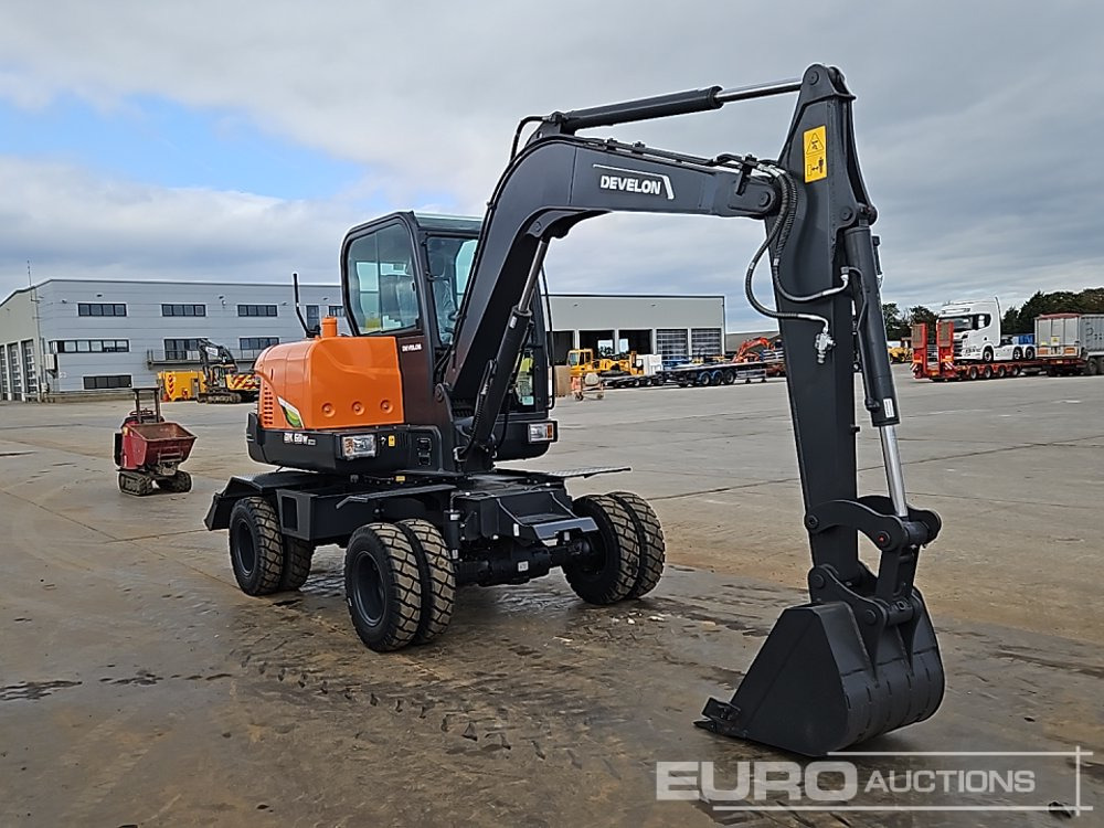 Excavadora de ruedas Unused 2025 Develon DX60WN ECO-1: foto 7