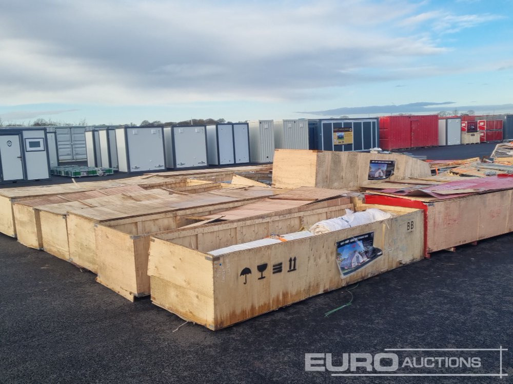 Unused 2025 JG 100' x 26' x 50' Storage Shelter (10 of), 30' x 12.6' x 20' Metal Garage Carport (9 of) (Cannot Be Reconsigned) - Contenedor marítimo: foto 2 Unused 2025 JG 100' x 26' x 50' Storage Shelter (10 of), 30' x 12.6' x 20' Metal Garage Carport (9 of) (Cannot Be Reconsigned) - Contenedor marítimo: foto 2