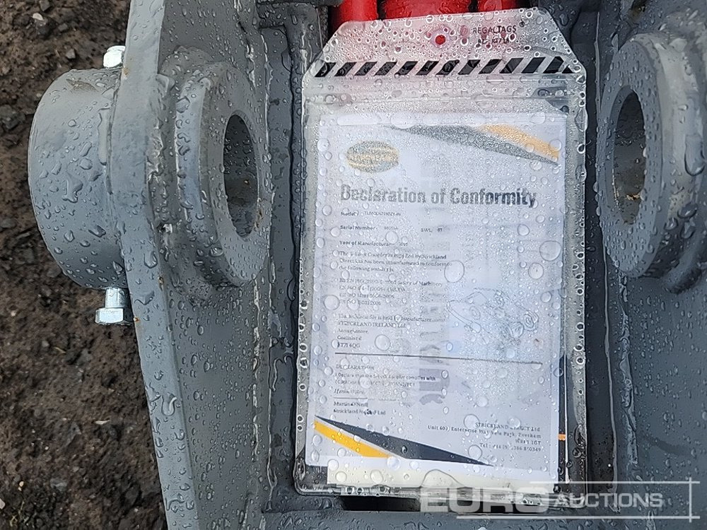 Acoplamiento rápido Unused 2025 Strickland Hydraulic Quick Hitch, 60mm Pin to suit 10-12 Ton Excavator: foto 11 Acoplamiento rápido Unused 2025 Strickland Hydraulic Quick Hitch, 60mm Pin to suit 10-12 Ton Excavator: foto 11