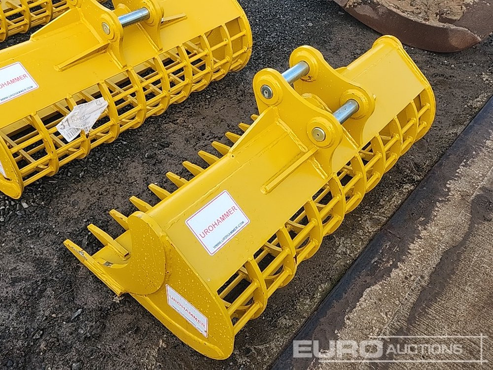 Unused 2025 Urohammer 48" 3T - 5T Rake Riddle Bucket to suit Mini Excavator - Cazo: foto 2 Unused 2025 Urohammer 48" 3T - 5T Rake Riddle Bucket to suit Mini Excavator - Cazo: foto 2