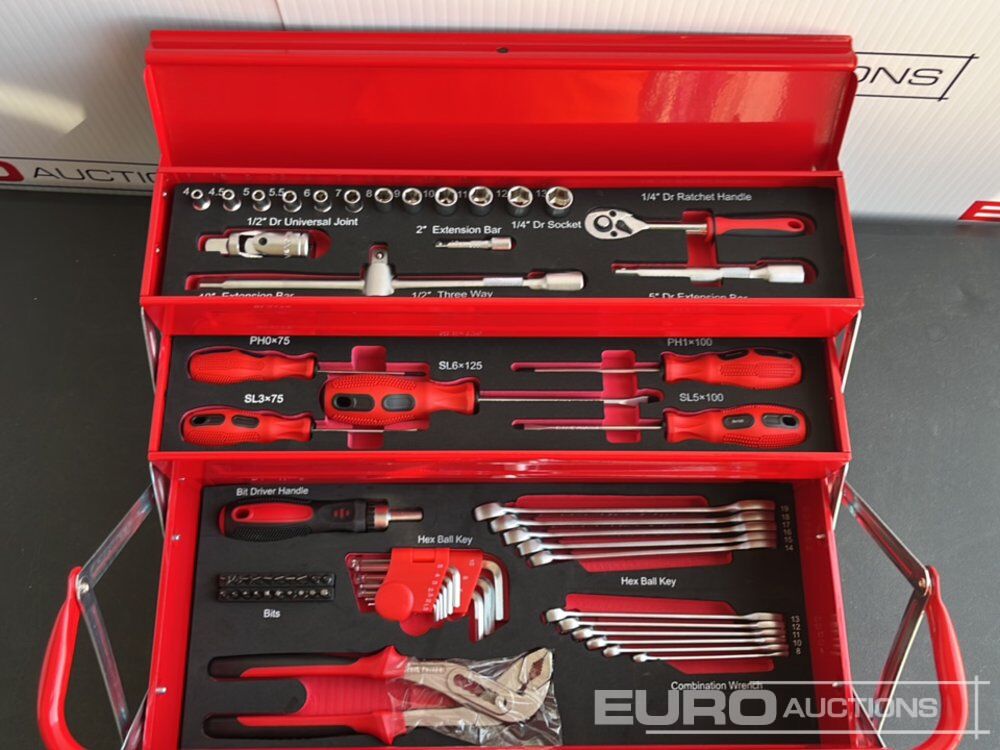 Unused 2026 Boss Cantilever Tool Box with Tools (450mm x 200mm x 209mm) - Equipo de construcción: foto 2 Unused 2026 Boss Cantilever Tool Box with Tools (450mm x 200mm x 209mm) - Equipo de construcción: foto 2