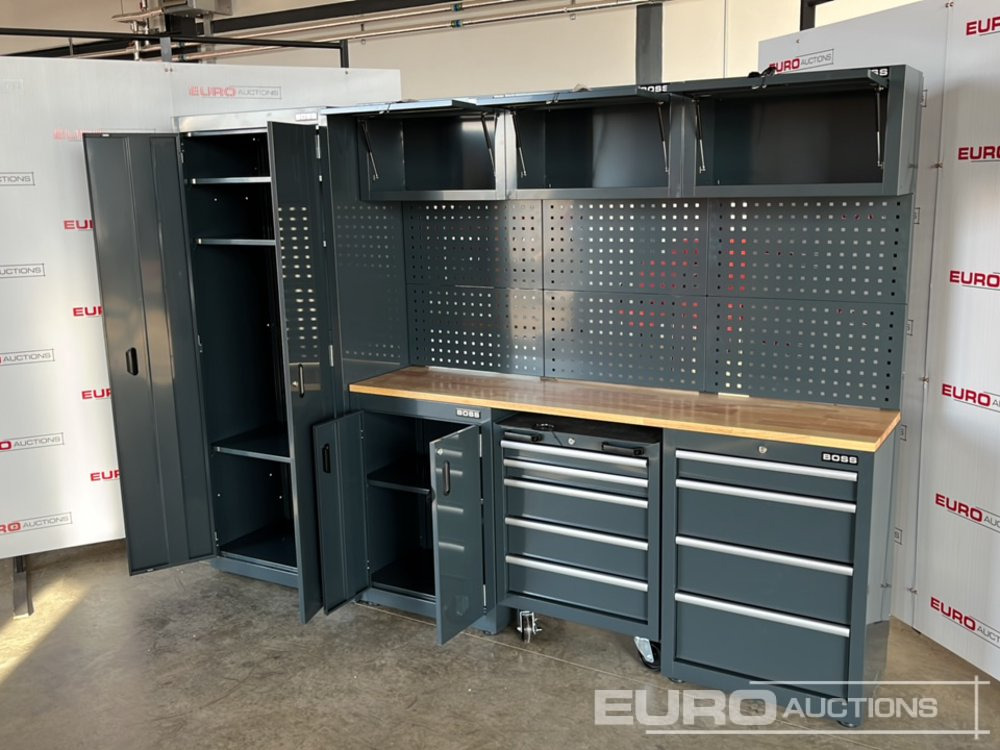 Equipo de taller Unused Boss 2.6m 9 Drawer, 5 Cabinet Tool Station: foto 6 Equipo de taller Unused Boss 2.6m 9 Drawer, 5 Cabinet Tool Station: foto 6