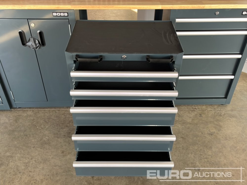 Equipo de taller Unused Boss 2.6m 9 Drawer, 5 Cabinet Tool Station: foto 14 Equipo de taller Unused Boss 2.6m 9 Drawer, 5 Cabinet Tool Station: foto 14