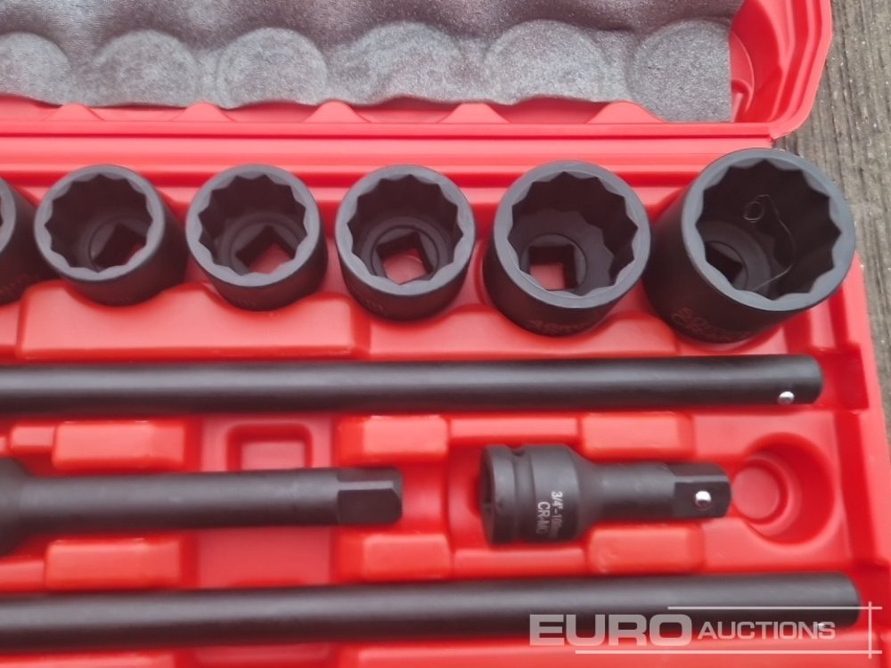 Equipo de taller Unused Solid X Impact 3/4" Drive 21 Piece 12 Corner Socket Set: foto 11 Equipo de taller Unused Solid X Impact 3/4" Drive 21 Piece 12 Corner Socket Set: foto 11