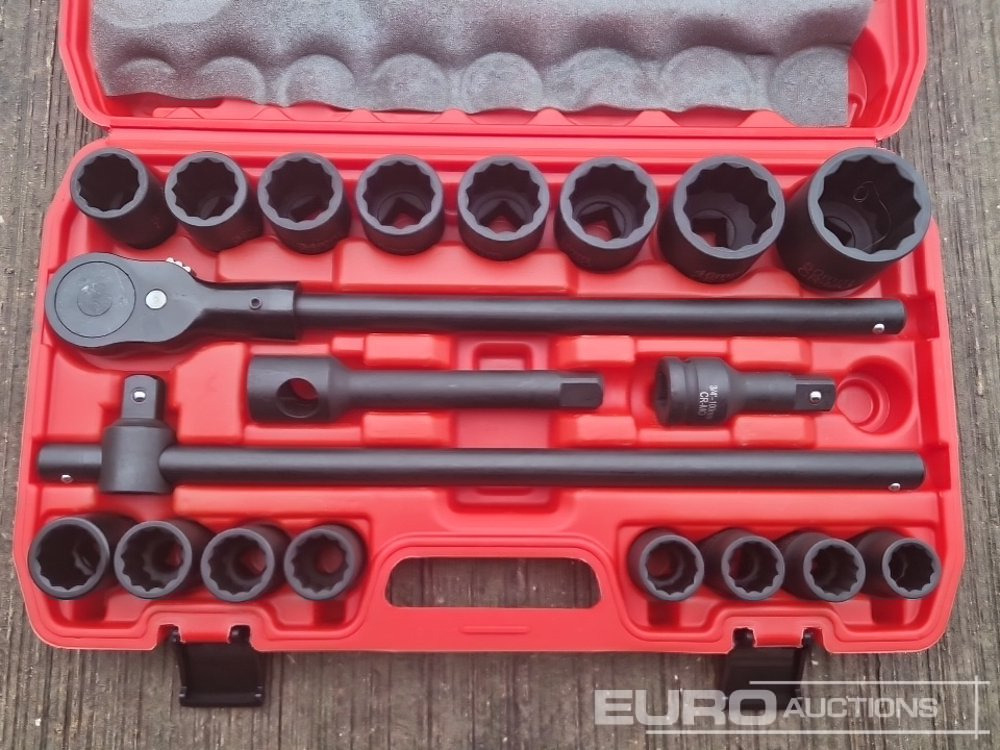 Equipo de taller Unused Solid X Impact 3/4" Drive 21 Piece 12 Corner Socket Set: foto 7 Equipo de taller Unused Solid X Impact 3/4" Drive 21 Piece 12 Corner Socket Set: foto 7