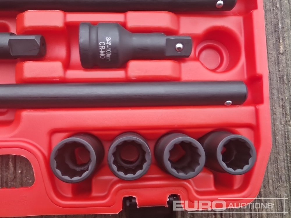 Equipo de taller Unused Solid X Impact 3/4" Drive 21 Piece 12 Corner Socket Set: foto 10 Equipo de taller Unused Solid X Impact 3/4" Drive 21 Piece 12 Corner Socket Set: foto 10