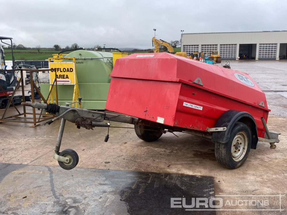 Western 1100 Litre Single Axle Bunded Fuel Bowser, 12 Volt Pump - Tanque de almacenamiento: foto 1 Western 1100 Litre Single Axle Bunded Fuel Bowser, 12 Volt Pump - Tanque de almacenamiento: foto 1
