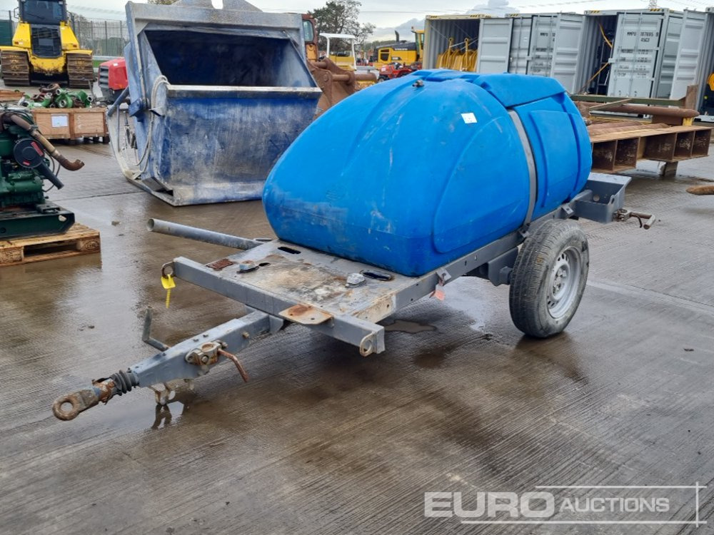Western Single Axle Plastic Water Bowser - Tanque de almacenamiento: foto 1 Western Single Axle Plastic Water Bowser - Tanque de almacenamiento: foto 1