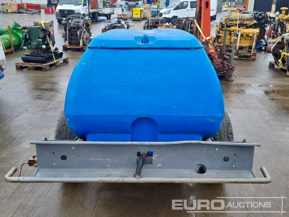 Western Single Axle Plastic Water Bowser - Tanque de almacenamiento: foto 4 Western Single Axle Plastic Water Bowser - Tanque de almacenamiento: foto 4