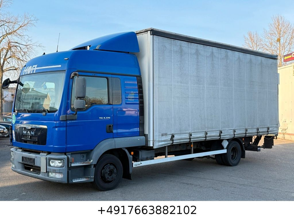 MAN TGL 8.220 Motor Neu/LBW/AHK/Schlafkab./6m - Furgoneta con caja de lona: foto 1 MAN TGL 8.220 Motor Neu/LBW/AHK/Schlafkab./6m - Furgoneta con caja de lona: foto 1