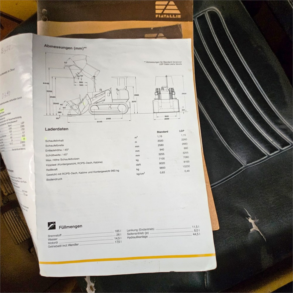Leasing financiero de Fiat-Allis 571 FL7 B leasing Fiat-Allis 571 FL7 B: foto 18