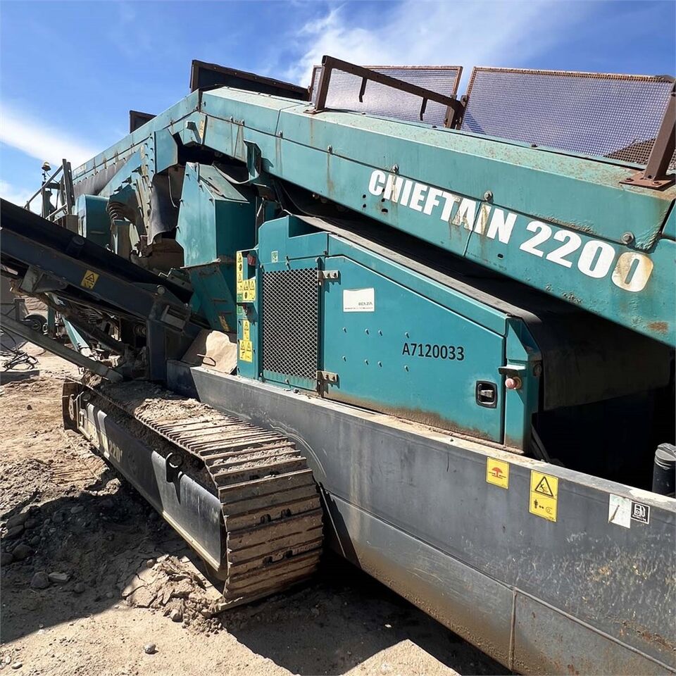 Powerscreen Chieftain 2200 - Cribadora: foto 4 Powerscreen Chieftain 2200 - Cribadora: foto 4