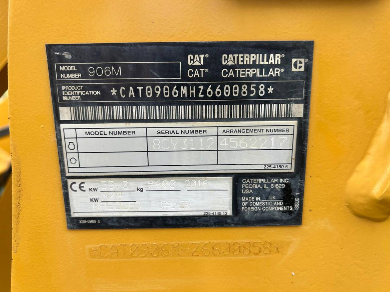 Leasing financiero de CAT 906M leasing CAT 906M: foto 6