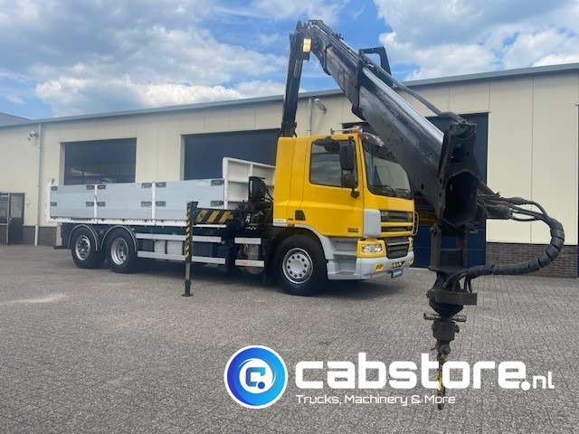 DAF CF 75.310 FAN 6x2 Euro 5 - MANUAL - Bouwjaar 2008 - Kipper - Palfinger PK 15002 Performance - Km 550.899 - Good condition! - Volquete camión, Camión grúa: foto 3 DAF CF 75.310 FAN 6x2 Euro 5 - MANUAL - Bouwjaar 2008 - Kipper - Palfinger PK 15002 Performance - Km 550.899 - Good condition! - Volquete camión, Camión grúa: foto 3