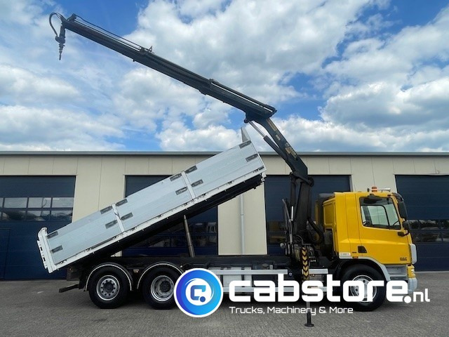 DAF CF 75.310 FAN 6x2 Euro 5 - MANUAL - Bouwjaar 2008 - Kipper - Palfinger PK 15002 Performance - Km 550.899 - Good condition! - Volquete camión, Camión grúa: foto 2 DAF CF 75.310 FAN 6x2 Euro 5 - MANUAL - Bouwjaar 2008 - Kipper - Palfinger PK 15002 Performance - Km 550.899 - Good condition! - Volquete camión, Camión grúa: foto 2