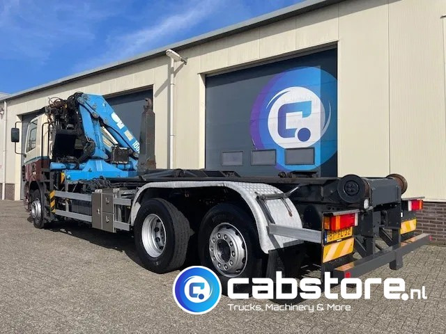 DAF CF 85.340 6X2 Euro 3 - Haakarm containersystem - Hooklift - Abrollkipper - Year 2004 - HMF 1680-K2 Crane - Grua - Ladekran - Autolaadkraan - Multibasculante camión, Camión grúa: foto 2 DAF CF 85.340 6X2 Euro 3 - Haakarm containersystem - Hooklift - Abrollkipper - Year 2004 - HMF 1680-K2 Crane - Grua - Ladekran - Autolaadkraan - Multibasculante camión, Camión grúa: foto 2