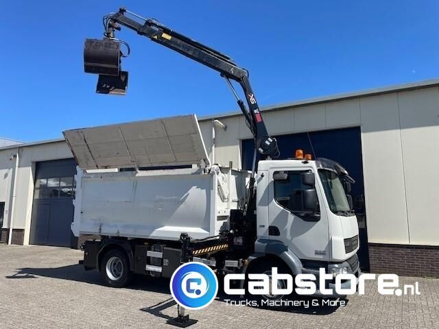 DAF LF 55.220 FA 4x2 Euro 5 Kipper + HIAB 088B-2 HiDuo Autolaadkraan - Bouwjaar 2010 - Km 219.010 - APK tot 12-2026 - Afstandsbediening laadkraan - Laadvermogen 6845 kg - Gooed condition ! - Volquete camión, Camión grúa: foto 2 DAF LF 55.220 FA 4x2 Euro 5 Kipper + HIAB 088B-2 HiDuo Autolaadkraan - Bouwjaar 2010 - Km 219.010 - APK tot 12-2026 - Afstandsbediening laadkraan - Laadvermogen 6845 kg - Gooed condition ! - Volquete camión, Camión grúa: foto 2