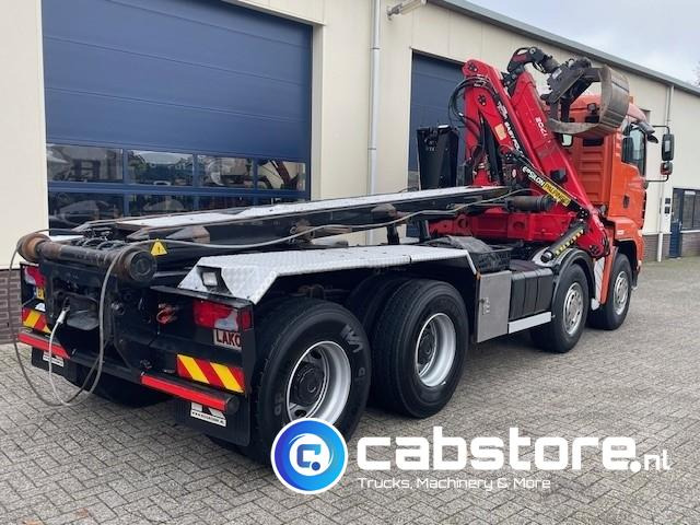 MAN TGA 41.440 8X4 BB Palfinger Epsilon Z-Kraan bouwjaar 2011 + NCH 30 Ton's Kabel-containersyteem - Handgeschakeld - Bouwjaar 2007 - Km 582.782 - Camión con equipo de cable, Camión grúa: foto 4 MAN TGA 41.440 8X4 BB Palfinger Epsilon Z-Kraan bouwjaar 2011 + NCH 30 Ton's Kabel-containersyteem - Handgeschakeld - Bouwjaar 2007 - Km 582.782 - Camión con equipo de cable, Camión grúa: foto 4
